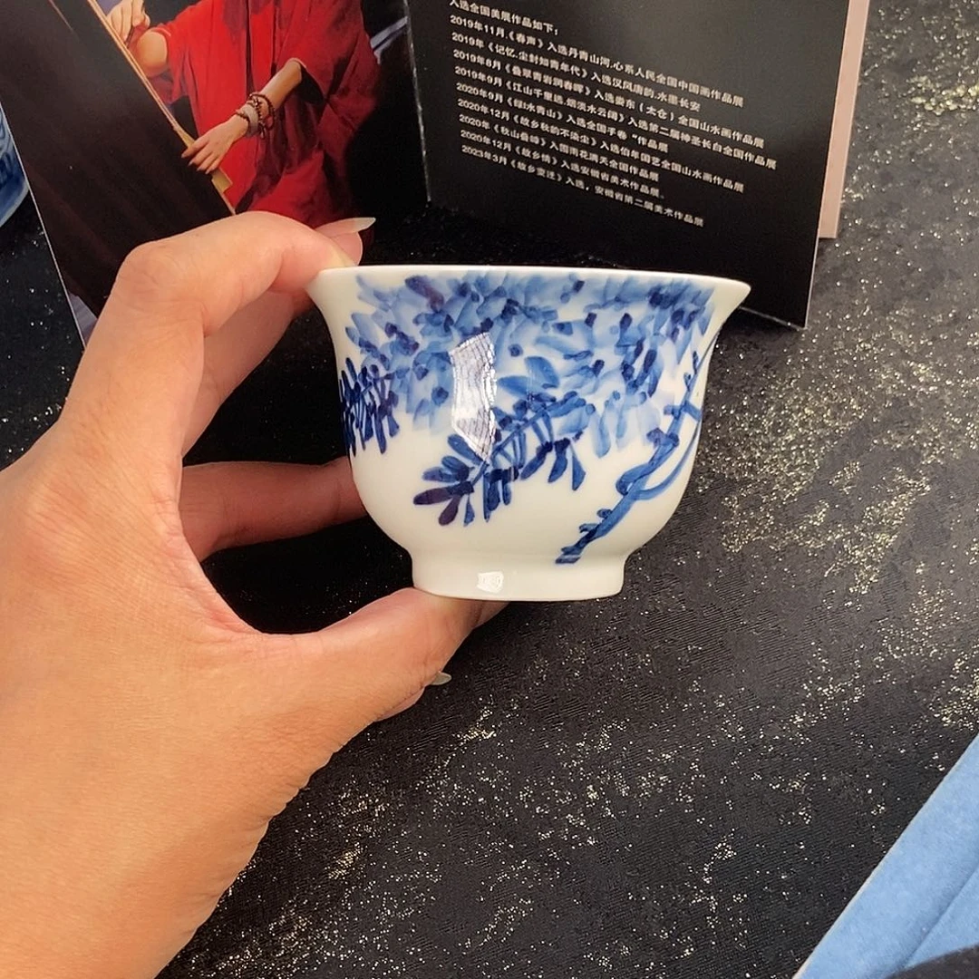 杯子景德镇手绘茶器
