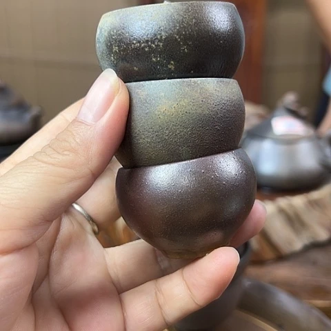 戬谷龙窑柴烧茶杯109