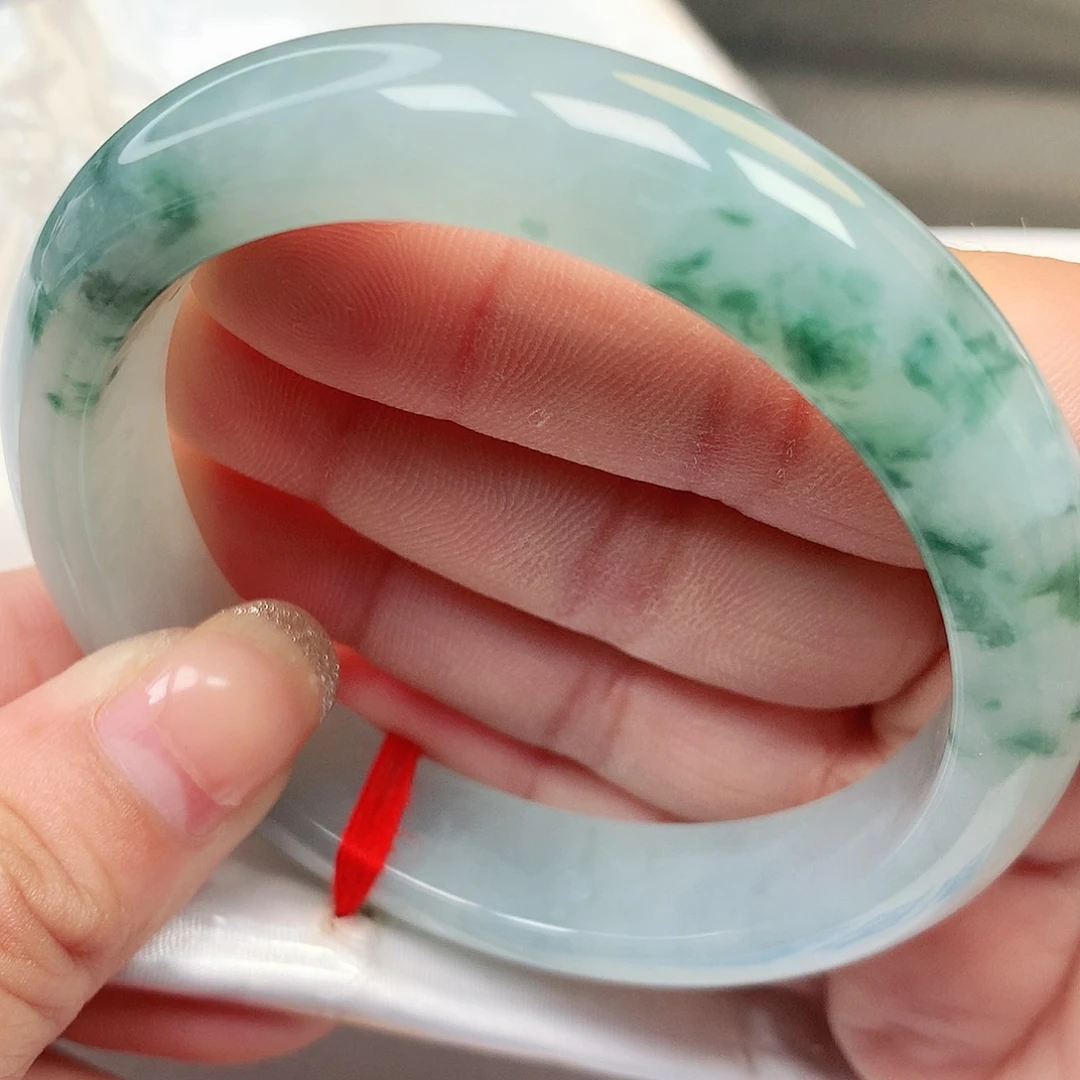 未镶嵌手镯翡翠缅甸纯天然A货翡翠种好起胶感148号