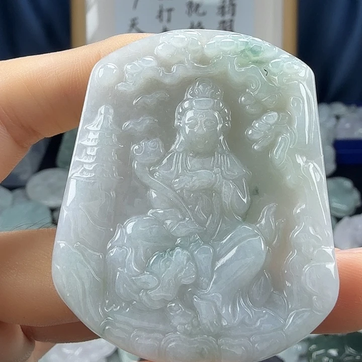 翡翠未镶嵌颈饰翡翠