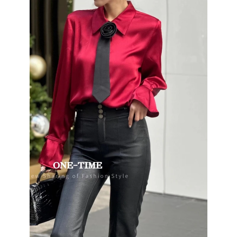 T39 品牌小众设计师高级感气质百搭女装法式宫廷风衬衫连衣裙