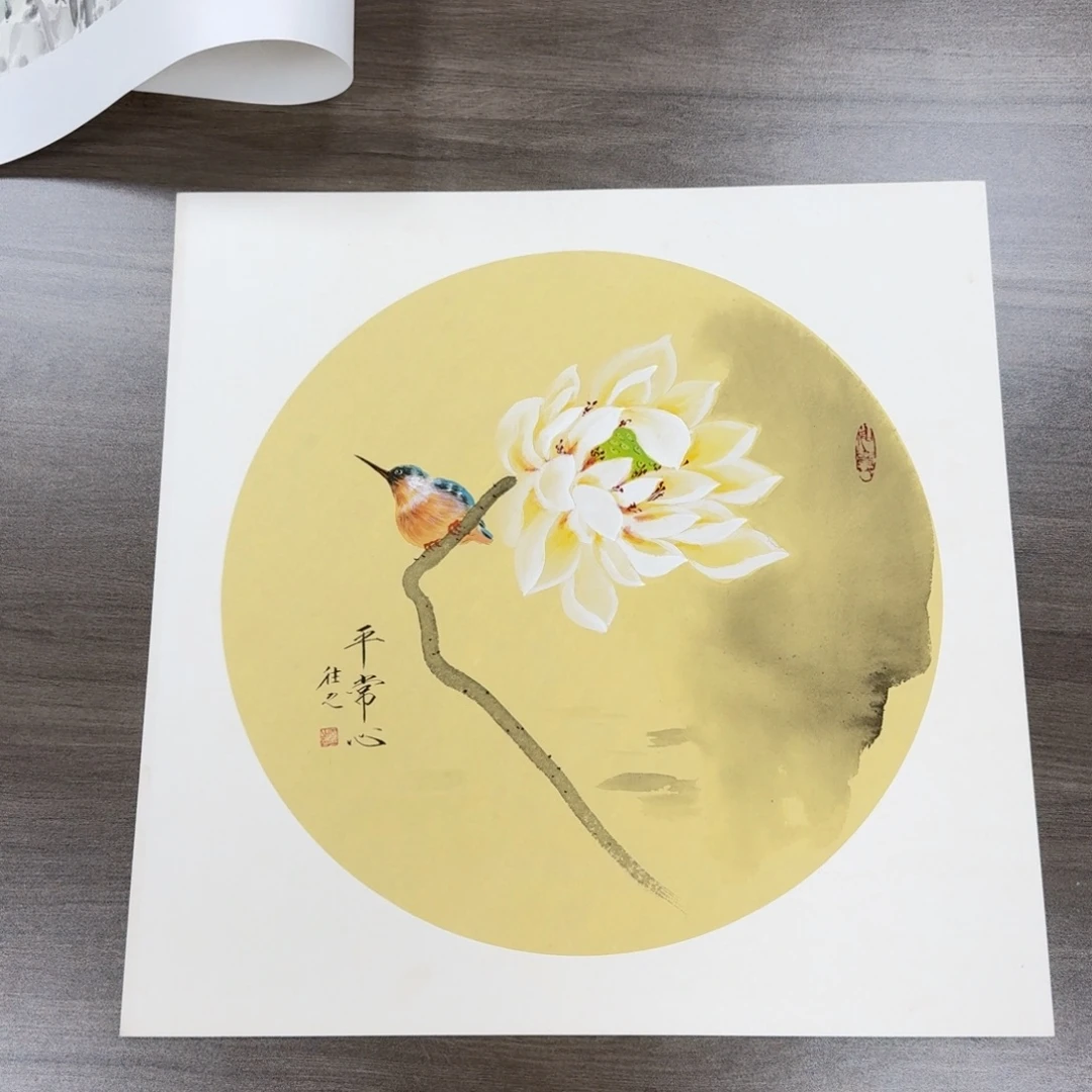 国画国画作品山水花鸟