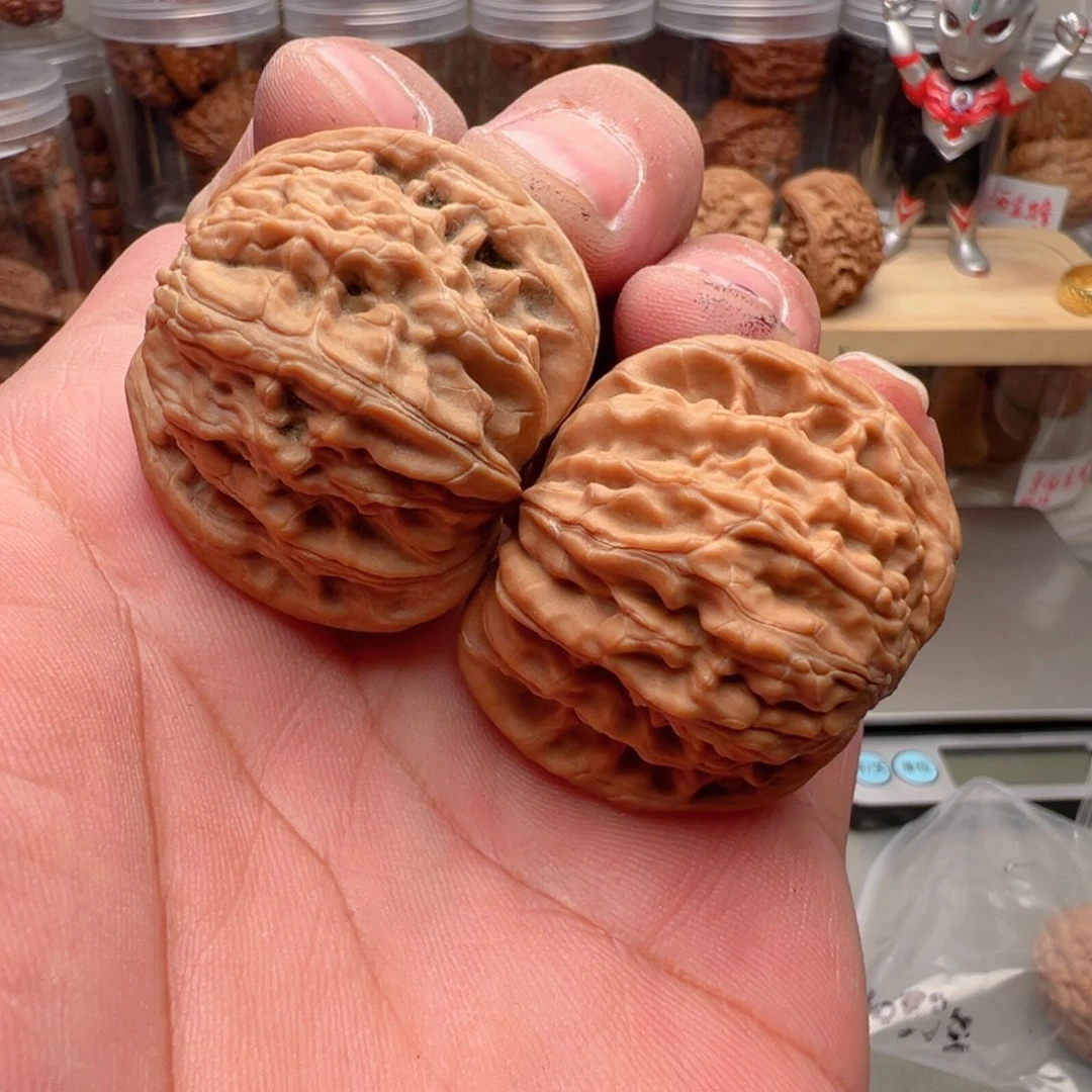 文玩核桃把件39尺磨盘