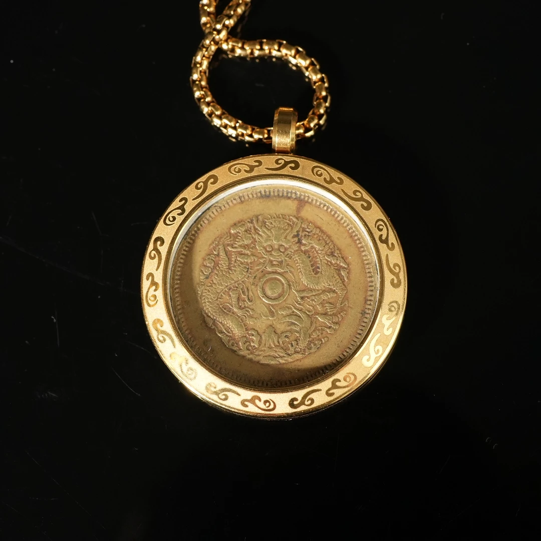 lot35清代黄铜龙洋