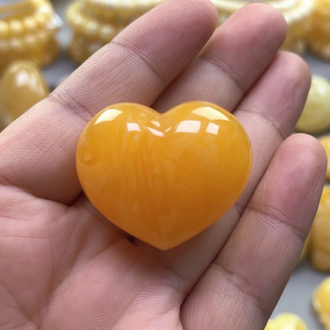 琥珀颈饰未镶嵌吊坠