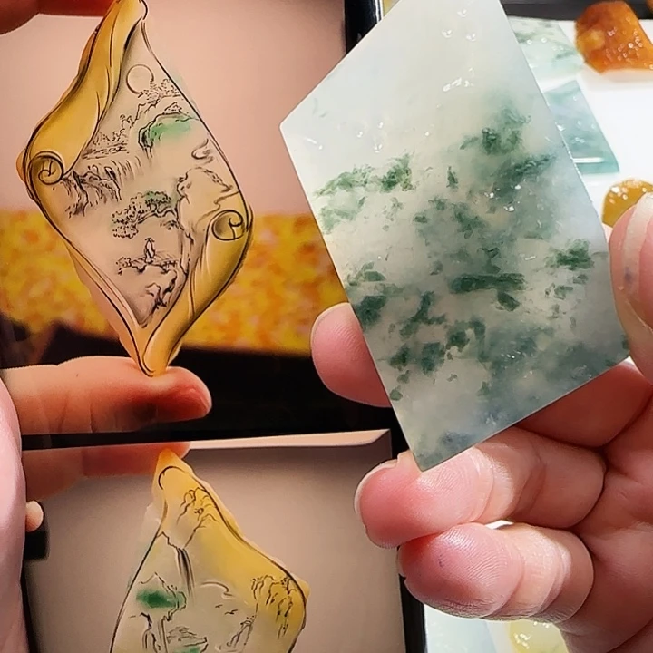 定制翡翠未镶嵌翡翠定制