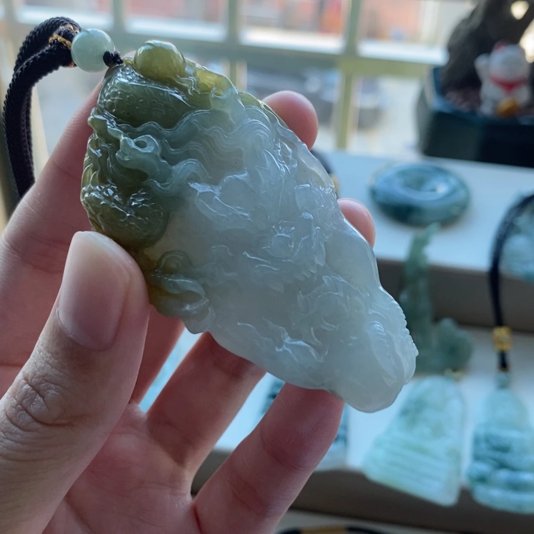 【闪购商品】颈饰未镶嵌翡翠缅甸天然翡翠