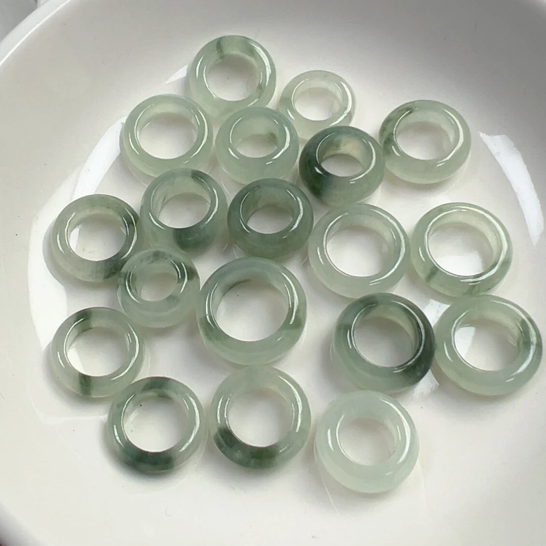 翡翠散珠翡翠飘花跑环一个可挑