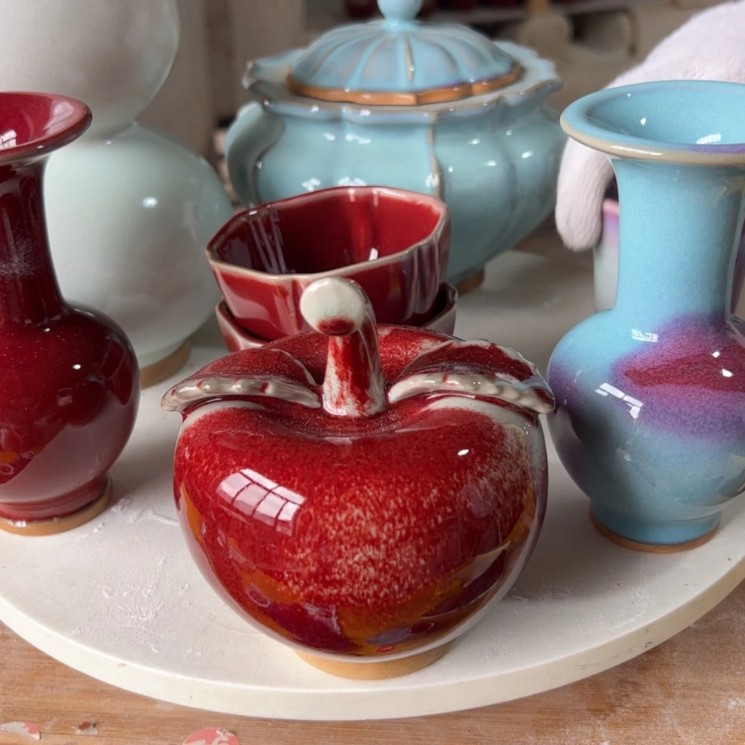 摆件郑家钧窑摆件