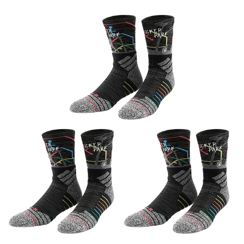 有志者UZIS篮球袜组合装合集男实战训练健身精英袜加厚长筒防滑袜