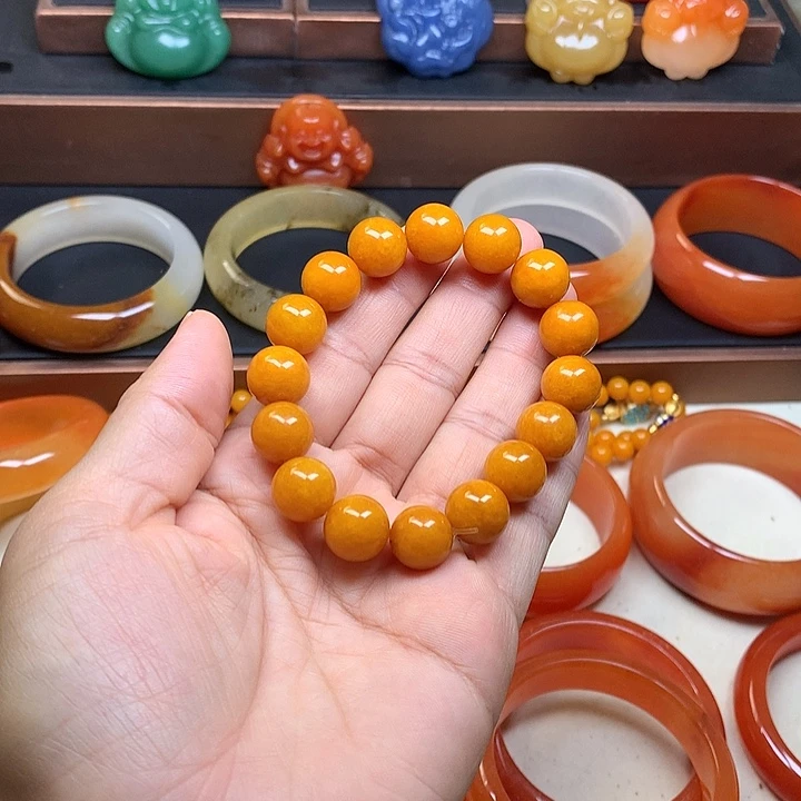 石英质玉未镶嵌手串