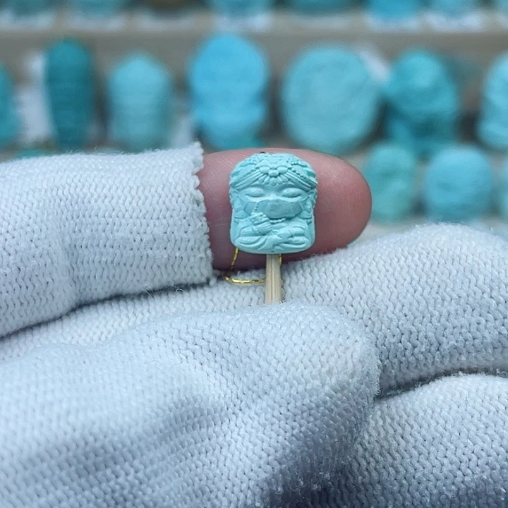 未镶嵌绿松石珠宝奇石