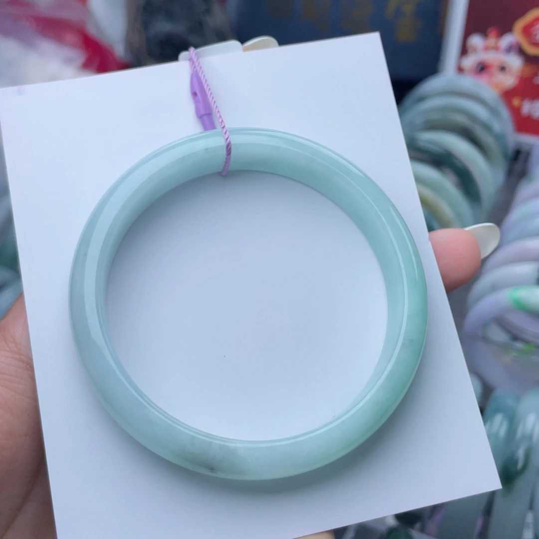 翡翠未镶嵌手镯60.4圈