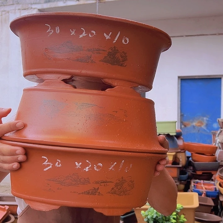 紫砂花盆紫砂花盆