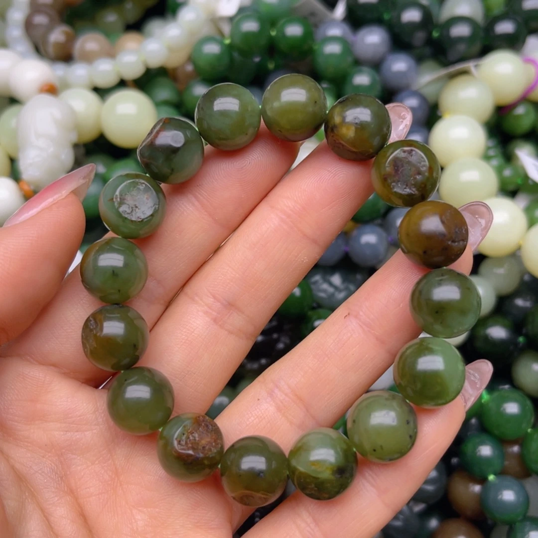 和田玉未镶嵌手链