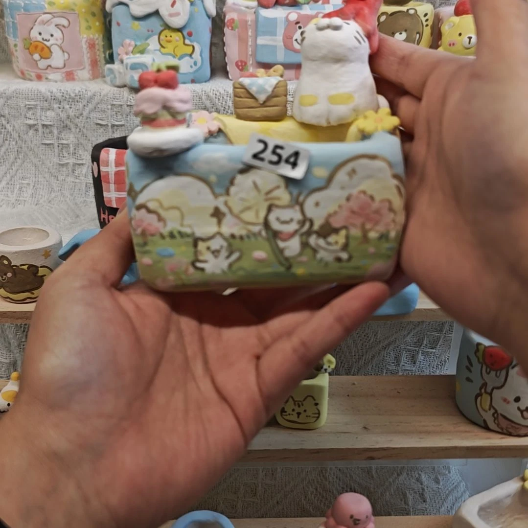 满29.9包邮手工花盆254