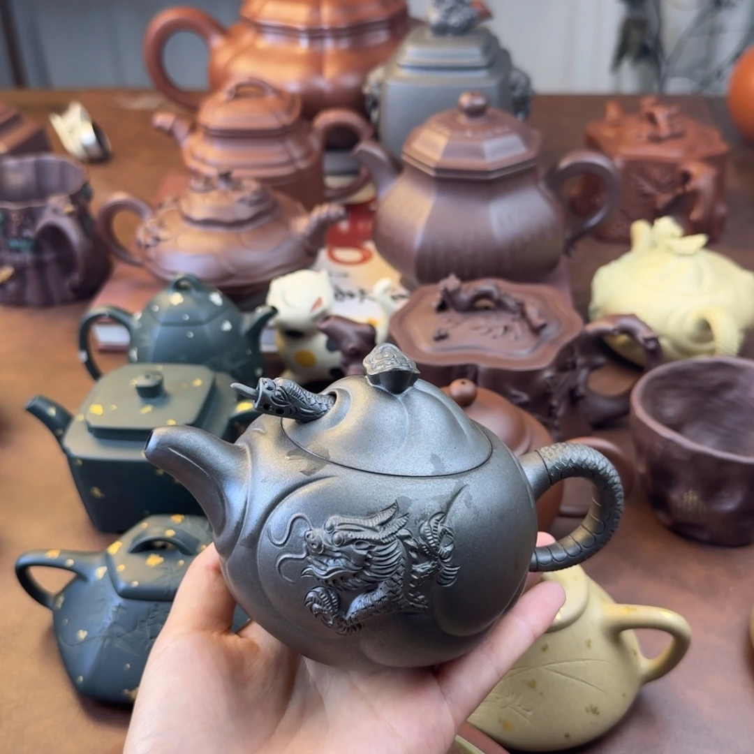 紫砂茶壶特价福利鱼化龙