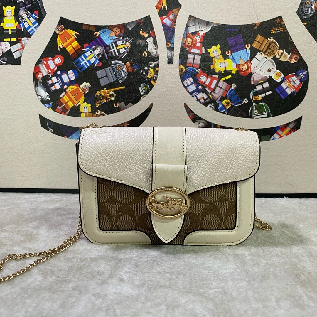 95新 COACH/蔻驰 21310斜挎包19×14