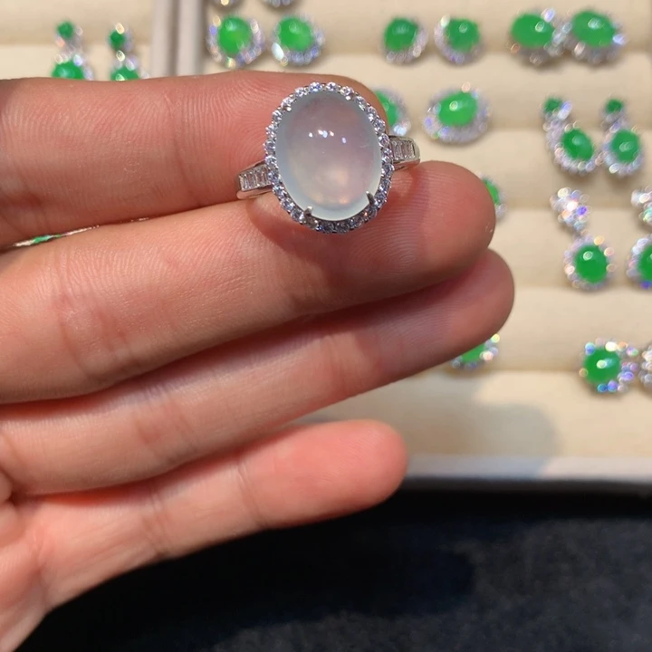 翡翠未镶嵌戒指翡翠戒指