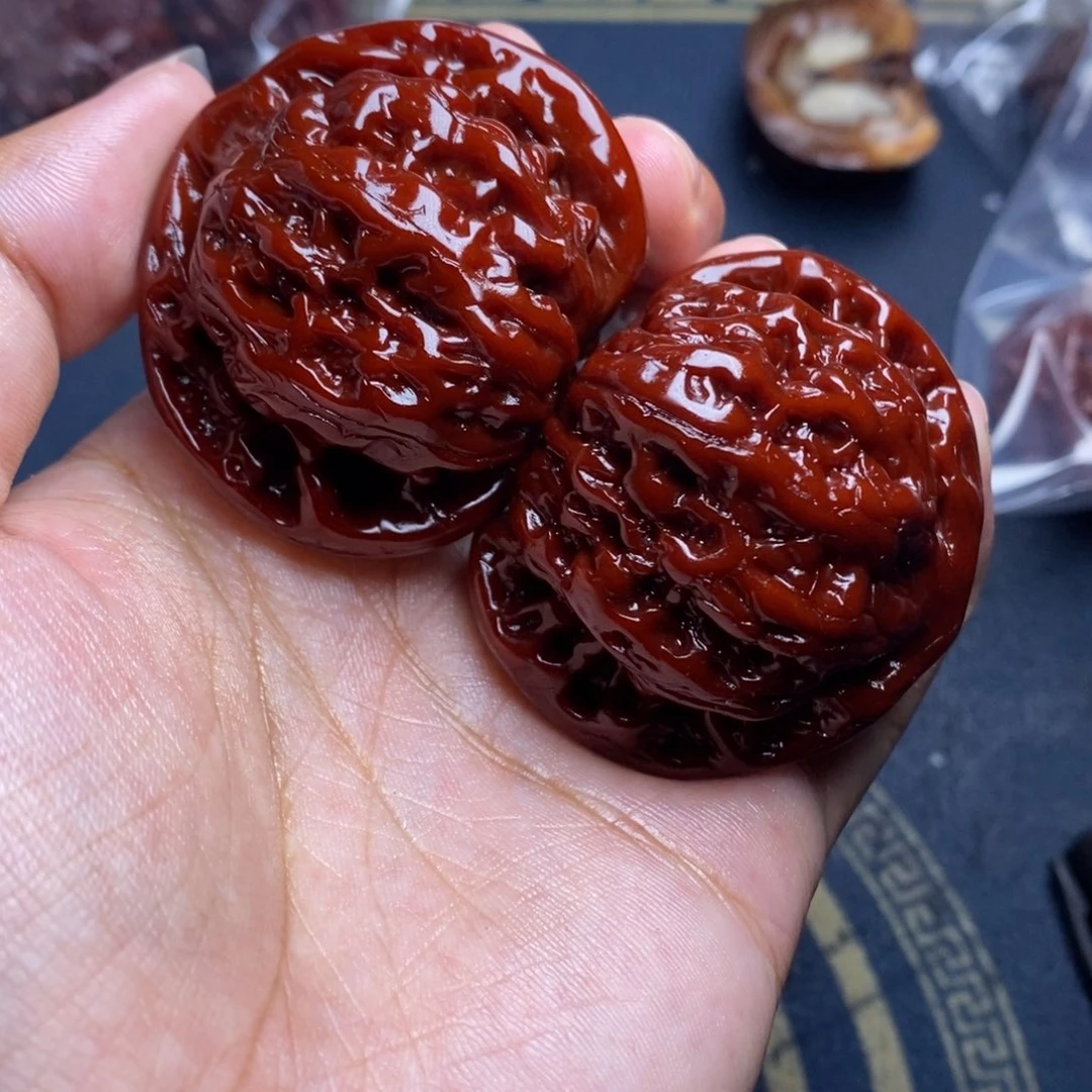 文玩核桃吊坠官帽47