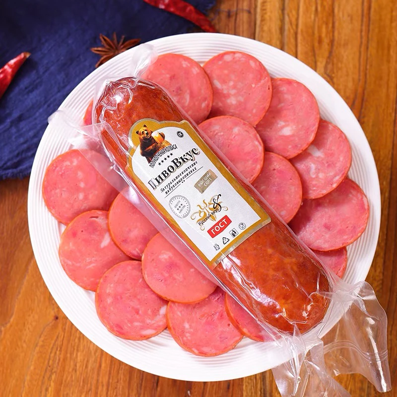 俄式风味啤酒老火腿肠香肠熏制即食俄式特色美味下饭菜