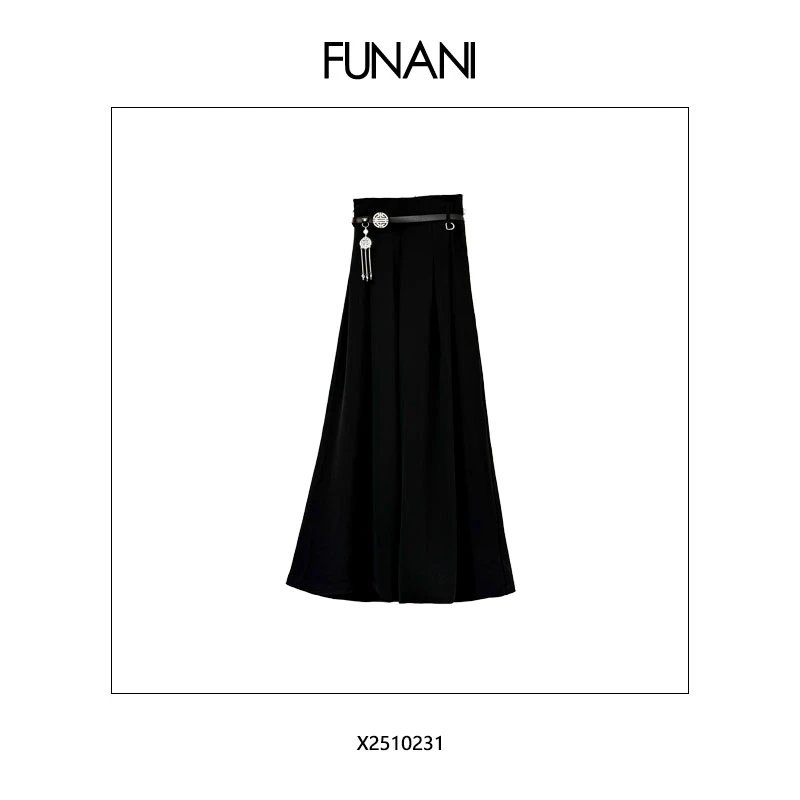 FUNANI "凉凉裤" 轻奢法式时尚重工高级原厂设计裤子 X2510231