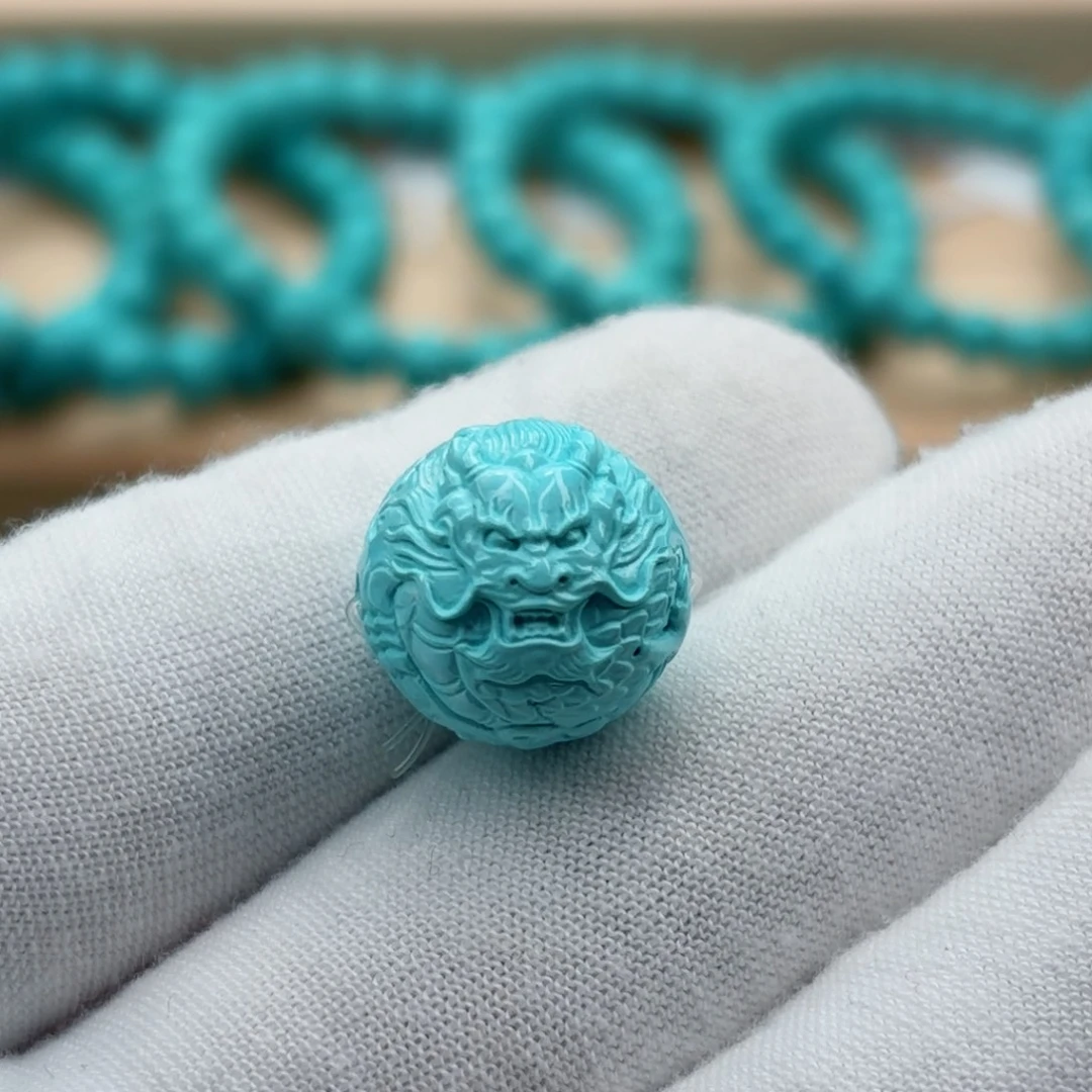 绿松石18K金镶嵌珠宝奇石