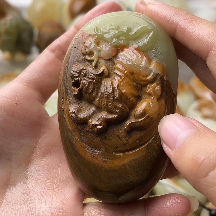石材古青石不退换虎微瑕