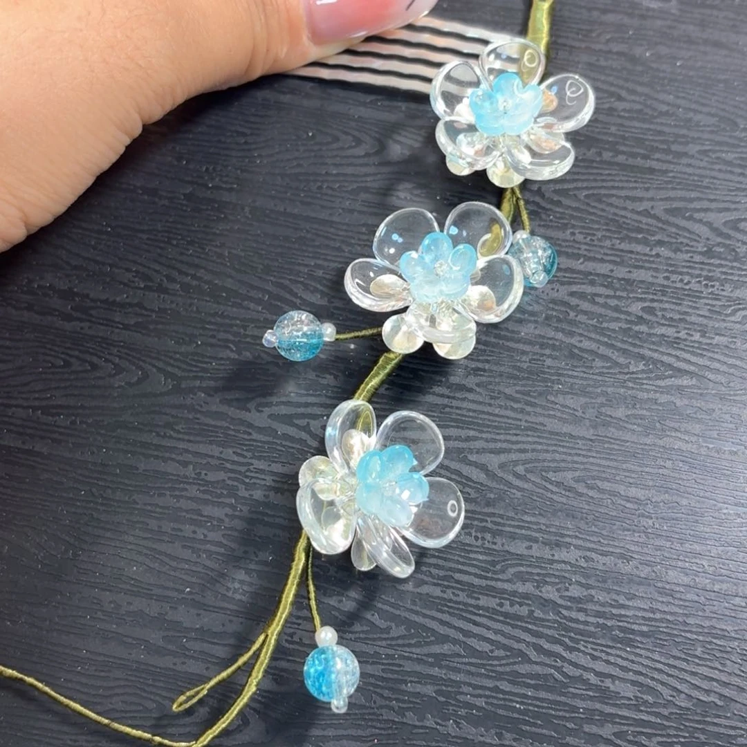 铁合金仿水晶古风琉璃发簪 闪购
