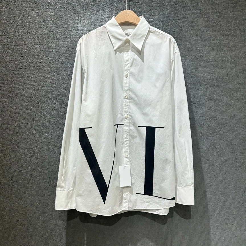 99新 Valentino/华伦天奴 （pm）白色衬衫 38码/9759