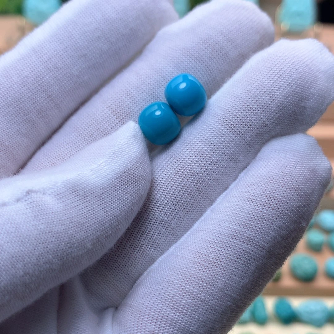 绿松石未镶嵌原矿绿松石老型配饰