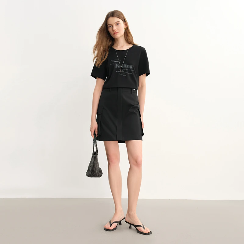 独束大码女装时尚休闲拼接假两件连衣裙修身微胖MM裙子25DS82786