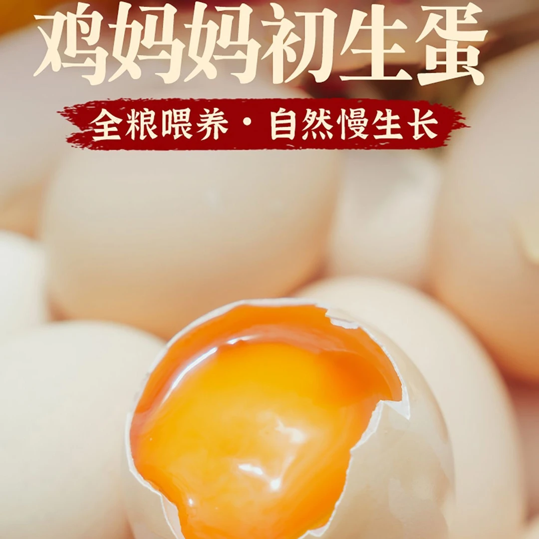 【初生蛋】新鲜土鸡蛋农家散养正宗营养柴蛋50枚精品蛋破损包赔