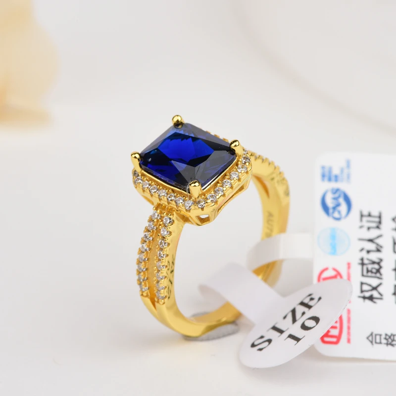 k黄皇家蓝豪镶方款时尚款A802