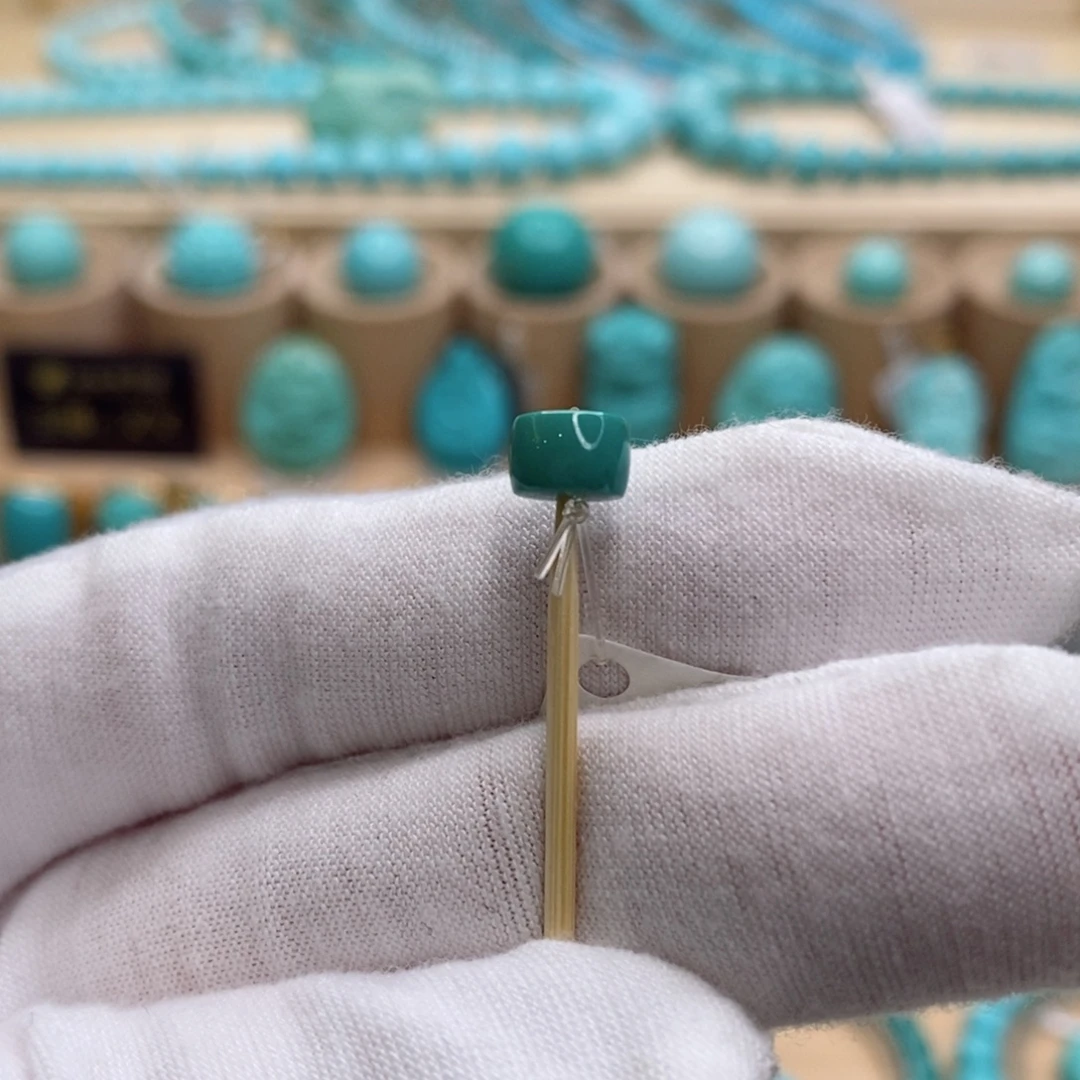 绿松石未镶嵌珠宝奇石6.5mm