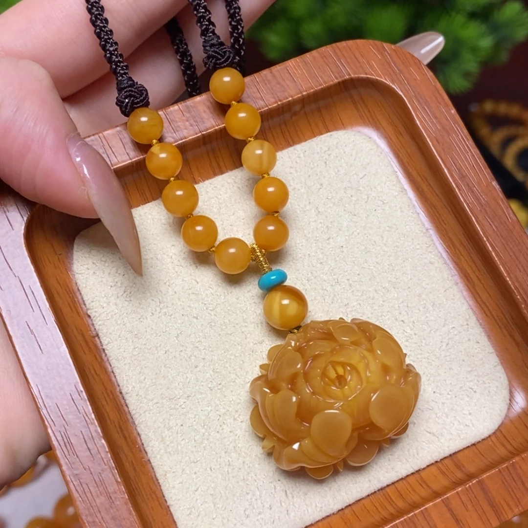 【闪购商品】未镶嵌颈饰蜜蜡项链