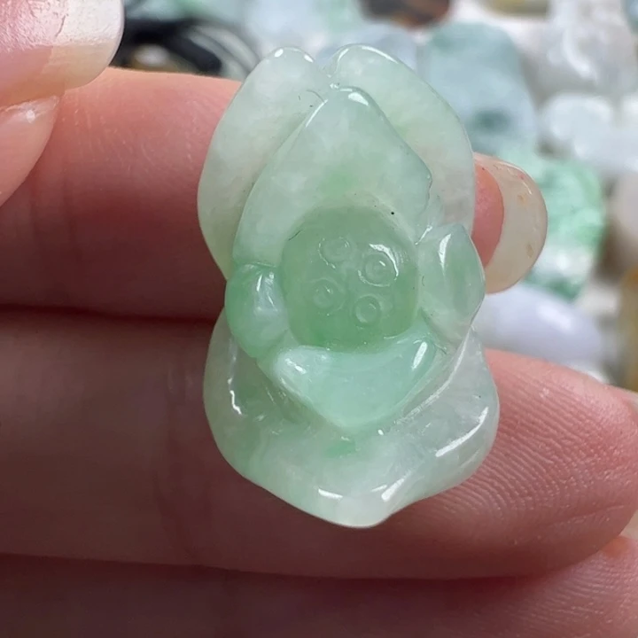 翡翠未镶嵌颈饰97天然翡翠18/11/7