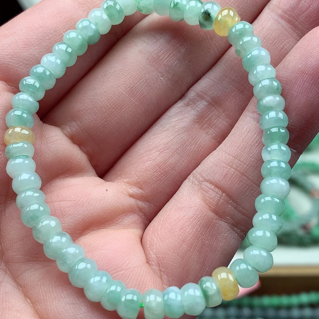 翡翠未镶嵌毛衣链