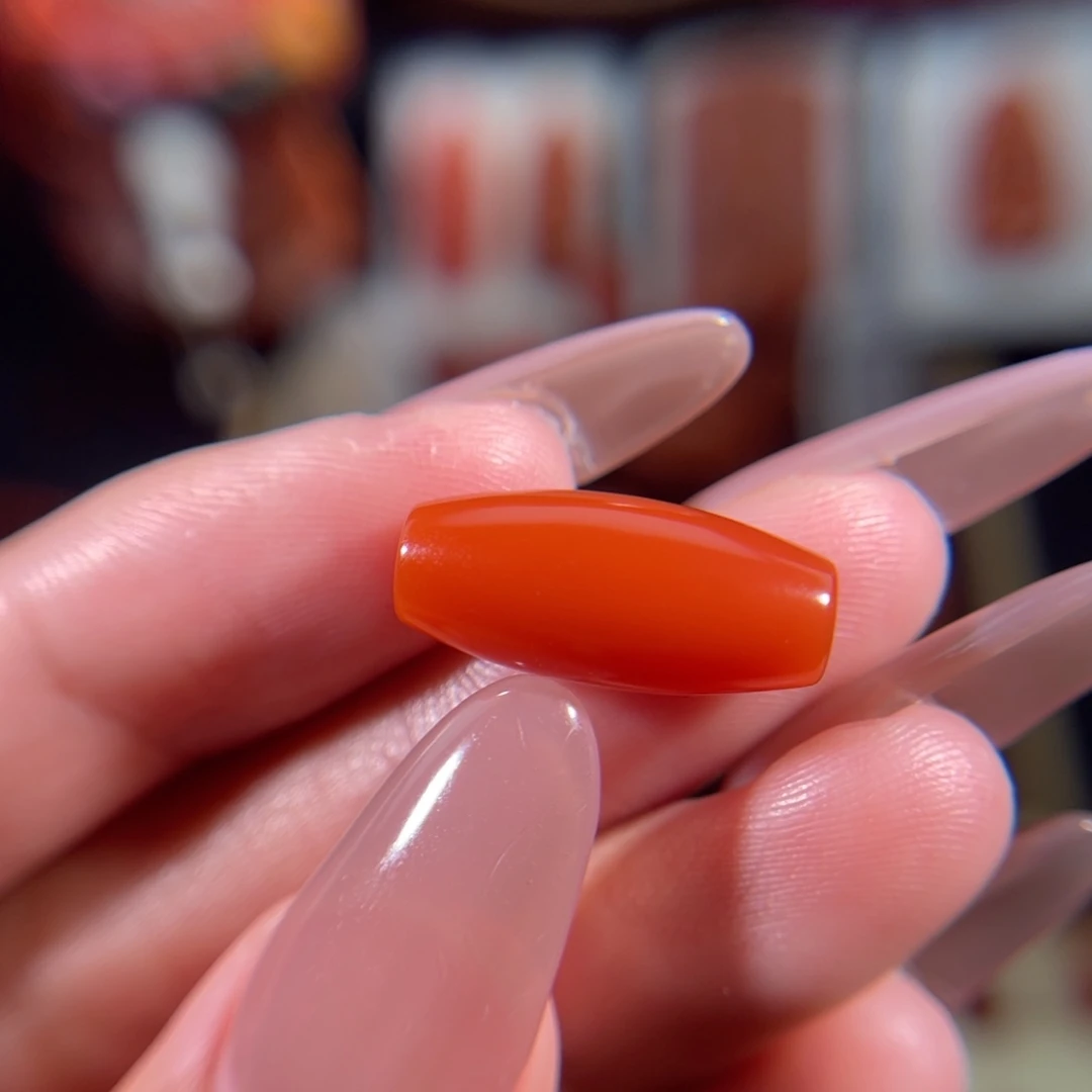 南红玛瑙未镶嵌勒子18.3*8.3