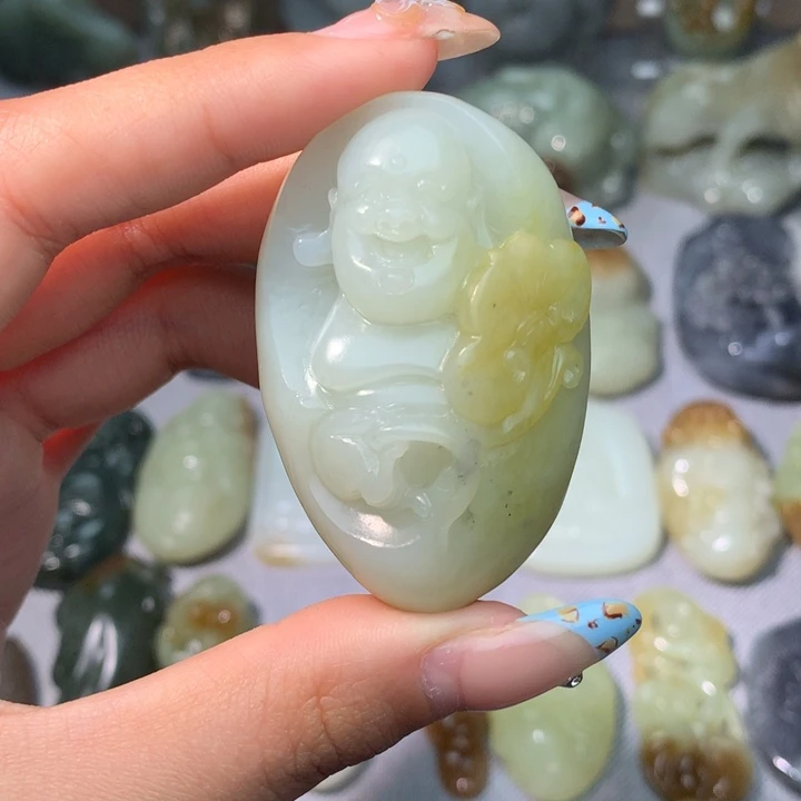 和田玉挂件未镶嵌