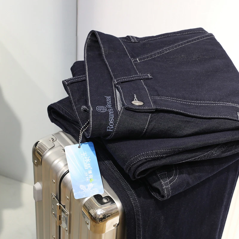 【252401003】阔感新丹宁 宽松大直筒薄荷凉感惬意松弛男士牛仔裤