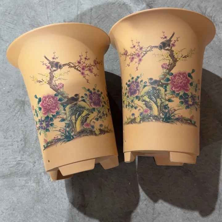 紫砂紫砂花盆破损补发高度25口径20俩只