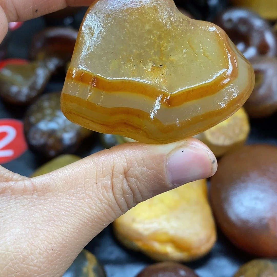 玛瑙/玉髓未镶嵌手把件