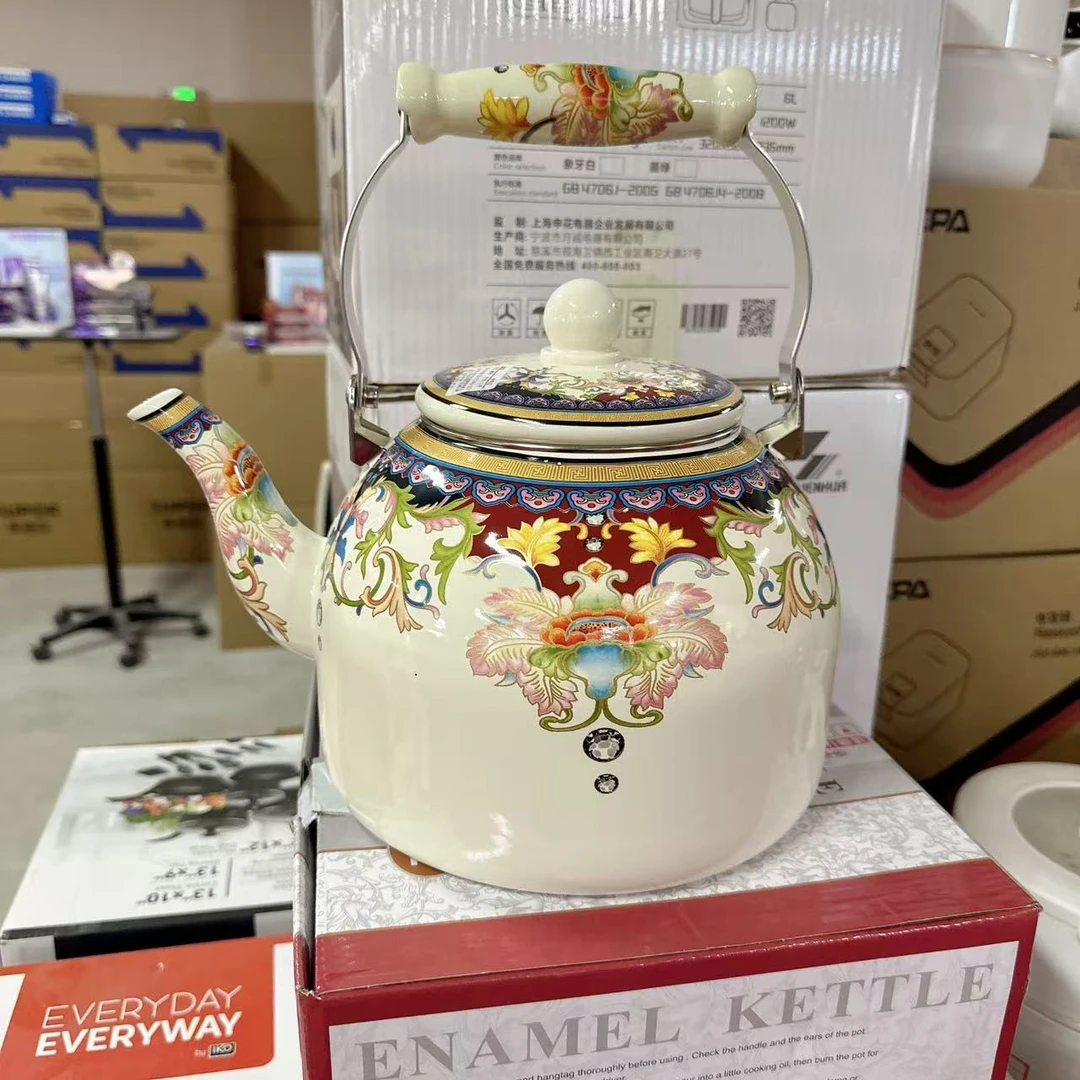 烧水壶珐琅釉家用烧水壶1.5升左右