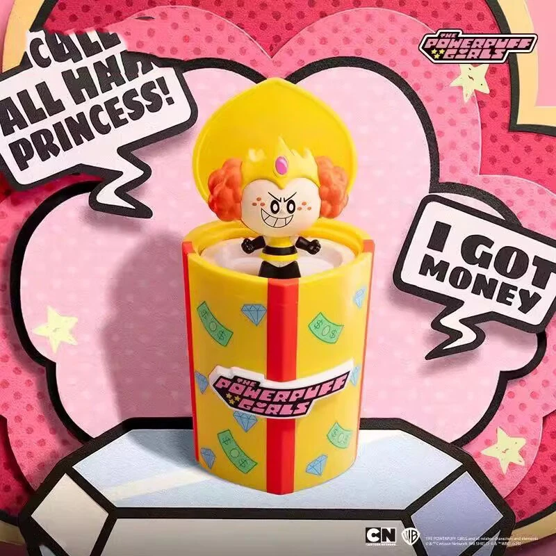 飞天小女警派对惊喜系列手办盲盒小精灵泡泡惊喜花花礼物摆件玩具