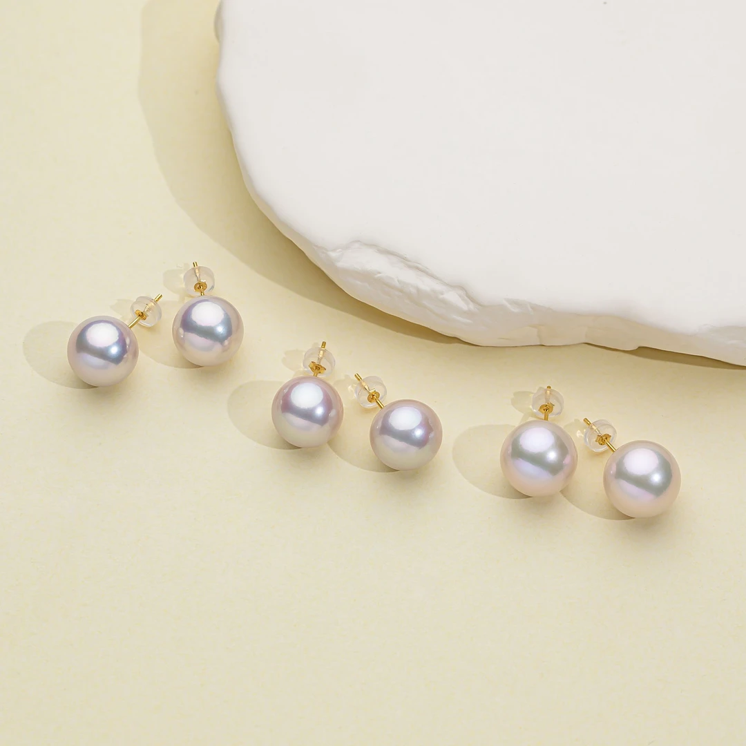 【百年西子】爆大点位珍珠耳钉 12-13mm S925银（多样性发一）