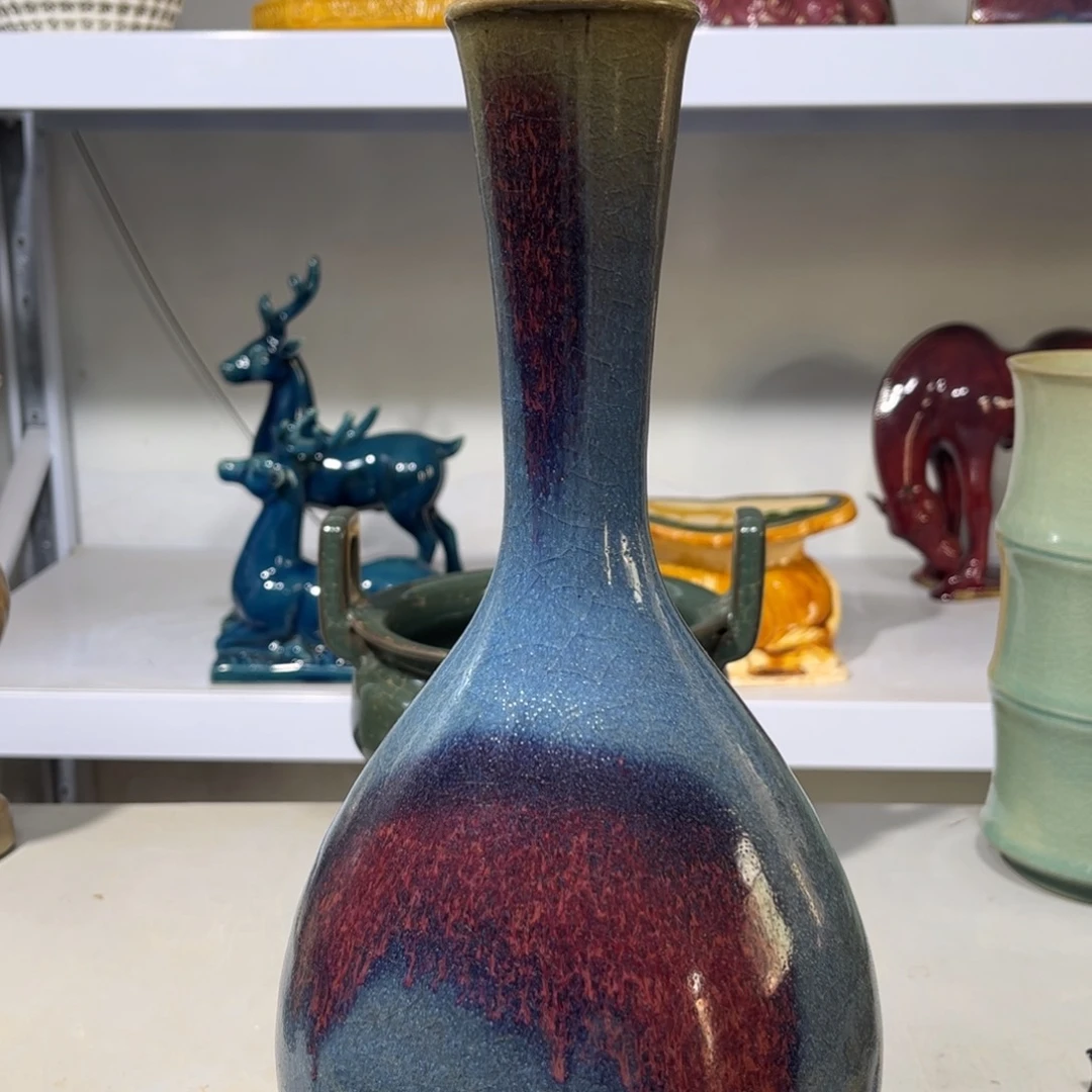 瓶钧窑瓷器品相完美