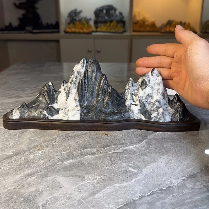 匠***哥奇石茶宠鱼缸文房摆件