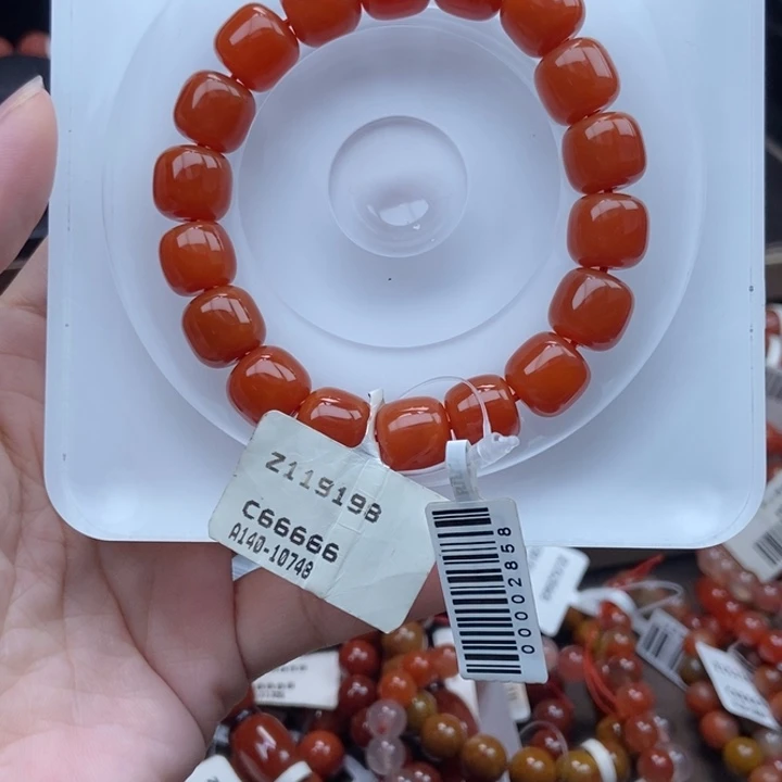 玛瑙/玉髓合金手链11m