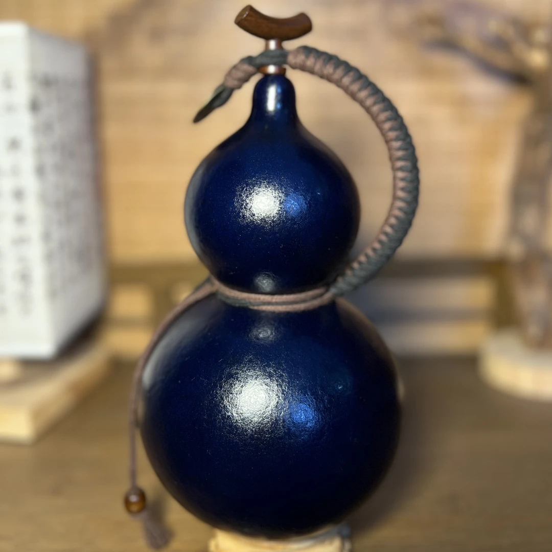 【神话 沧海】正宗大漆酒葫芦天然水壶酒壶纯手工(1000ml)